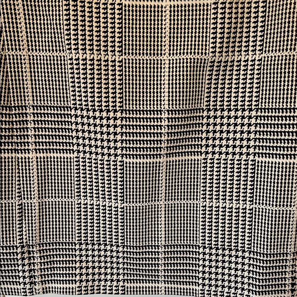 Theory Black and White Checked Mini Sheath Dress - Picture 4 of 8